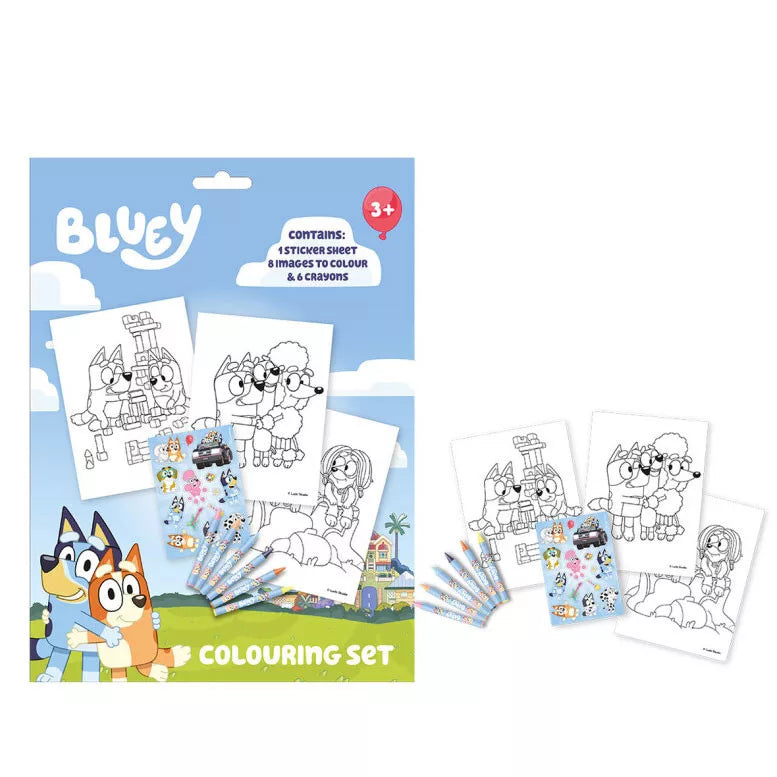 Комплект за оцветяване Блуи bluey