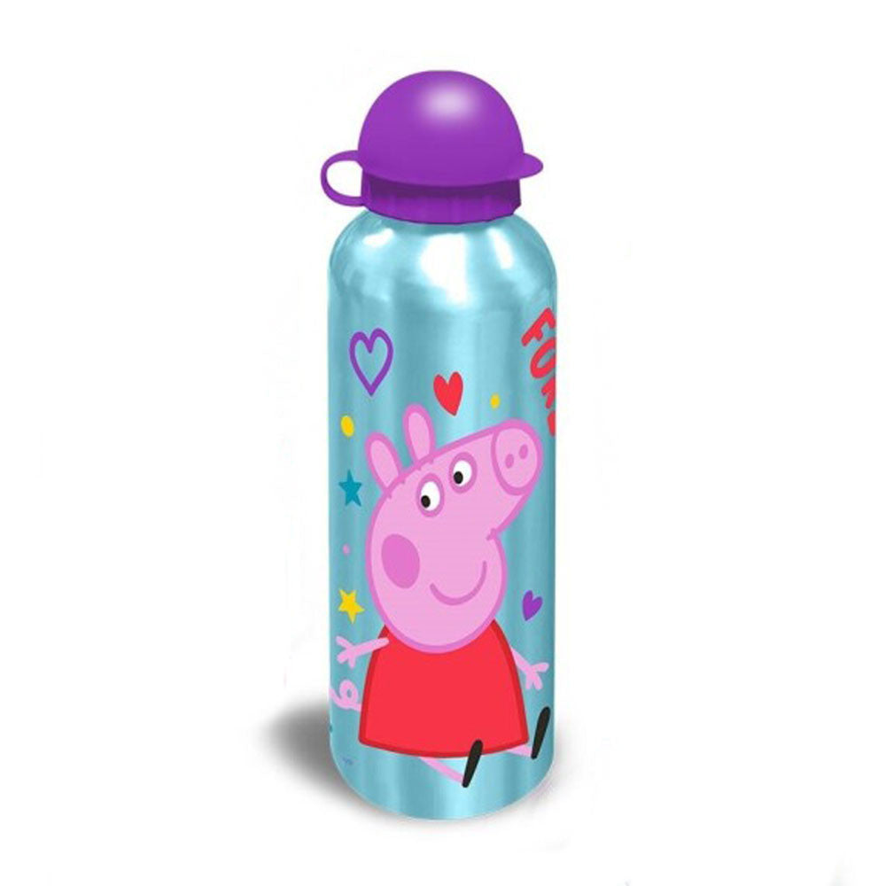 Пепа Пиг Сърцеs aluminum bottle 500 ml