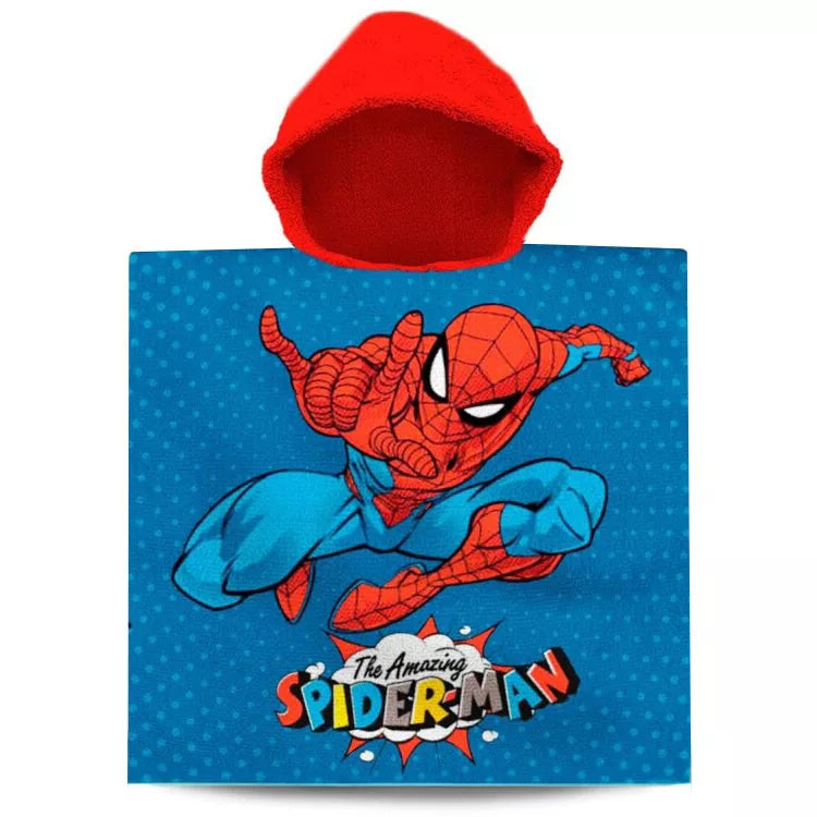 detsko plajno poncho spiderman
