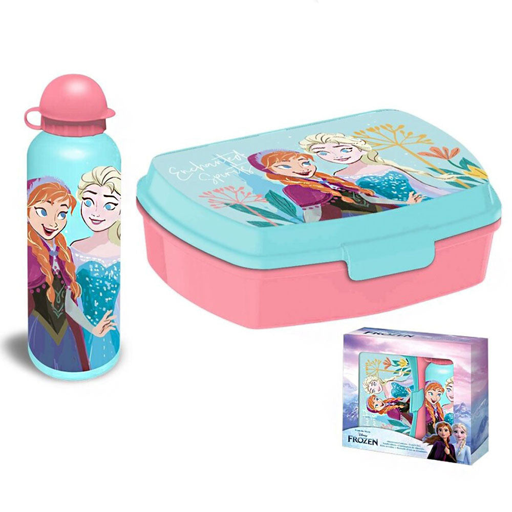 Дисни Замръзналото Кралство Enchanted sandwich box + aluminum bottle комплект