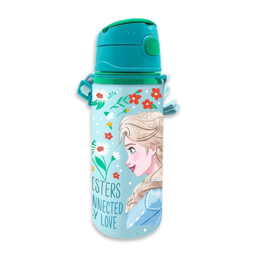 Дисни Замръзналото Кралство Enchanted aluminum bottle with Колаabiner 600 ml