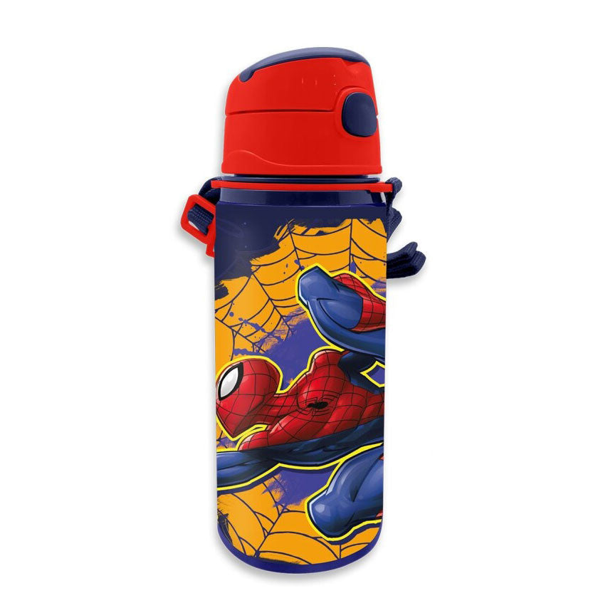 Спайдърмен Web-Slinger aluminum bottle with clip 600 ml