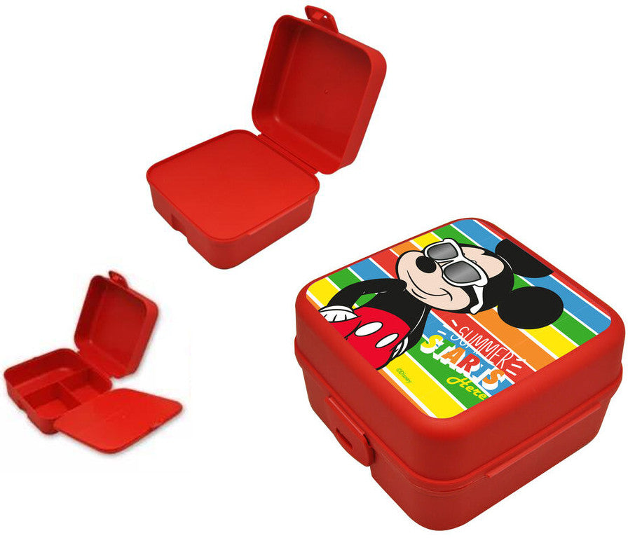 Дисни Мики Лято multi-compartМъжеt lunch box, sandwich box