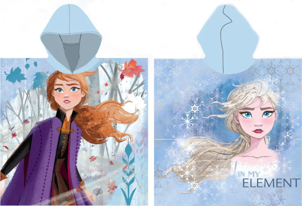 plajno poncho frozen elza i ana zamraznaloto kralstvo