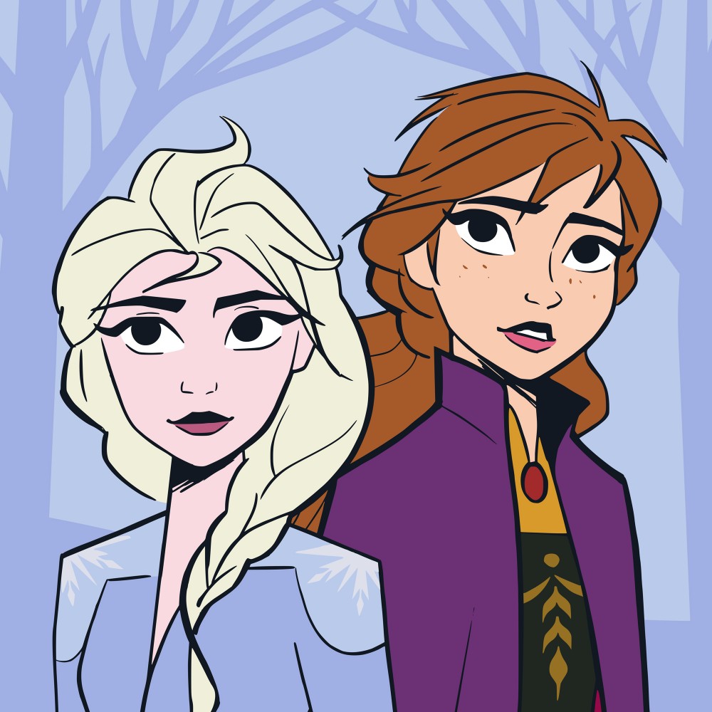 Дисни Замръзналото Кралство Sisters Magic Hand хавлия, Face хавлия, 30x30см