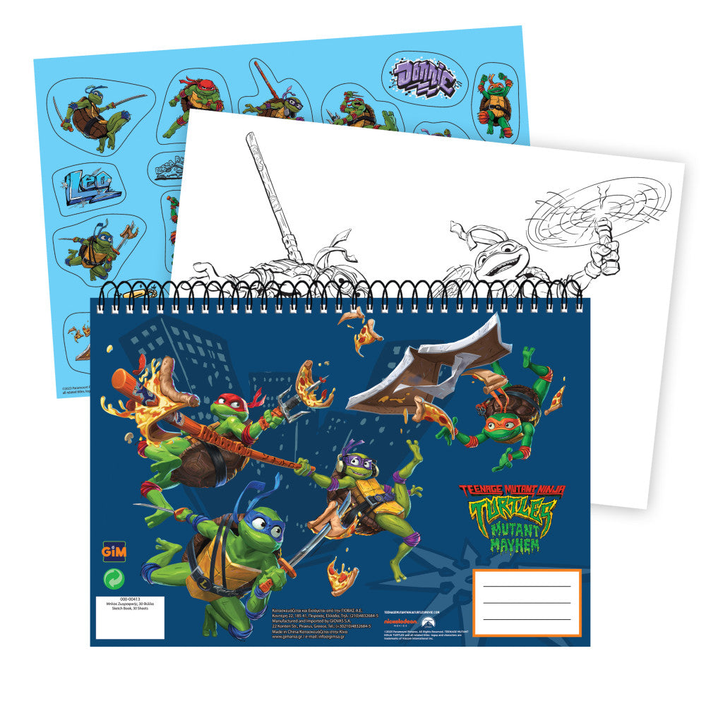 skicnik kostenurkite ninja