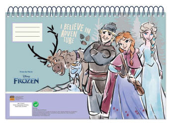 Дисни Замръзналото Кралство Adventure A4 Spiral Sketchbook 30 Чаршафи