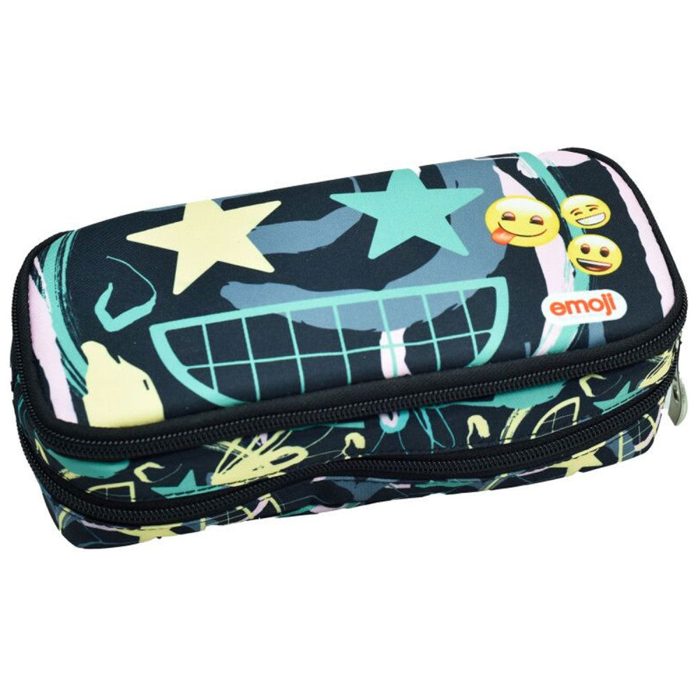 Еможи Fun 2-compartМъжеt pencil case 26 см