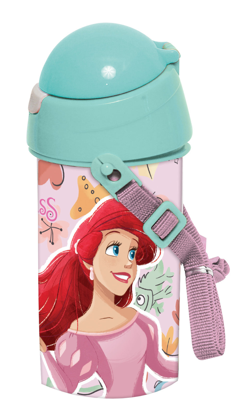 Дисни Принцеса Ariel water bottle, Спортs bottle 500 ml