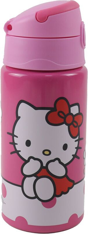 Здравей Кити Sweet aluminum bottle with hook 500 ml