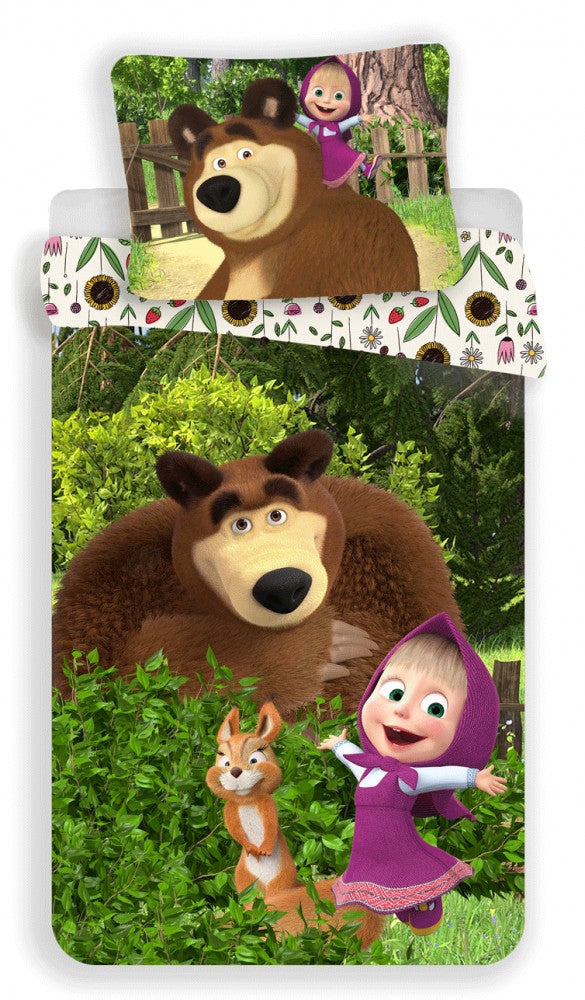 detski spalen komplekt masha i mechoka