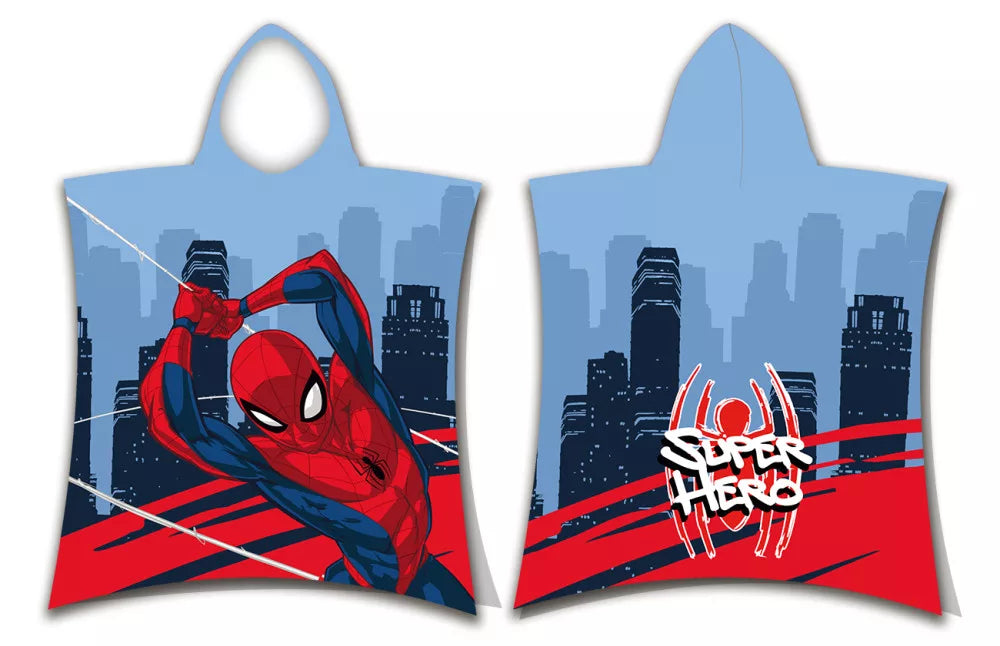 detsko plajno poncho spiderman