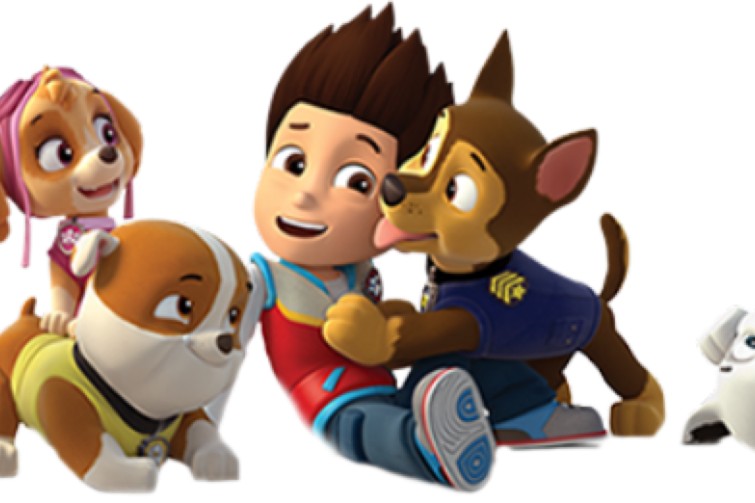 Пес патрул microfiber bedding cover 140?Ч200см, 70?Ч90 см