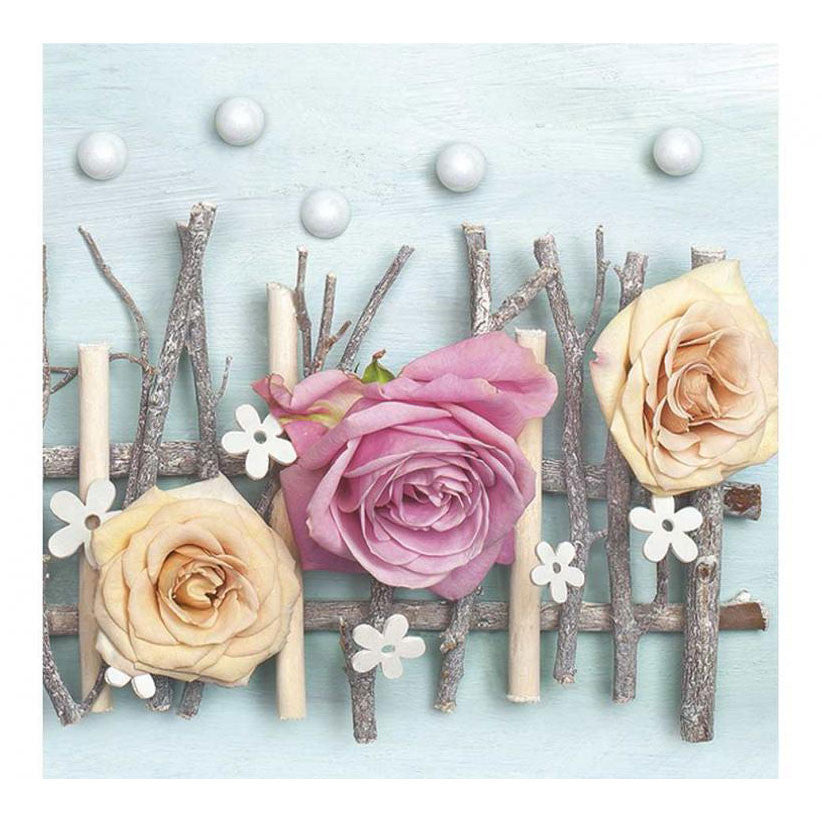 Цвете Composition napkin 20 части, 33x33 см