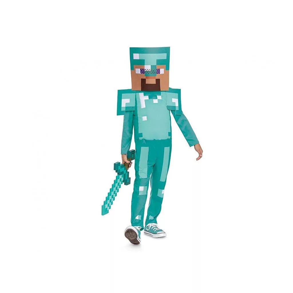 minecraft steve kostium