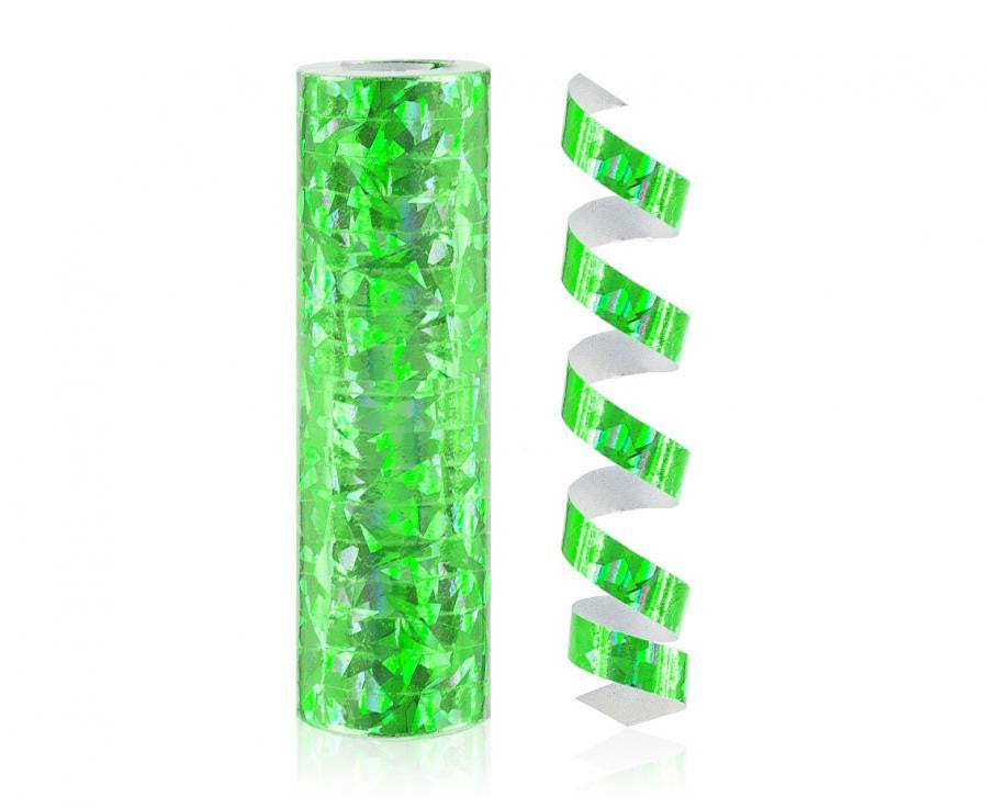 Цвят Holographic Green Green streamers 4 m