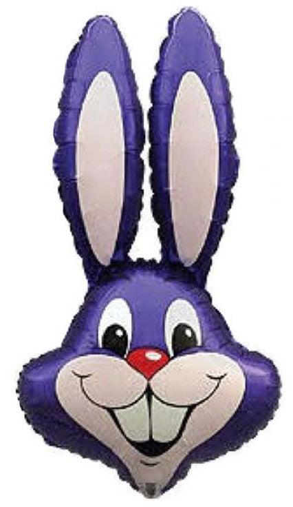 Заек Purple Заек, Purple head фолио балон 36 см (WP)