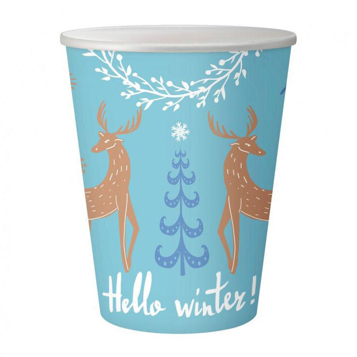 Коледа Hello Winter paper cup 6 части 250 ml