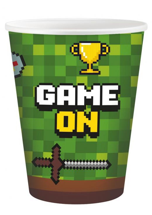 Gamer Game On Играчка Paper Cup 6 части 200 ml
