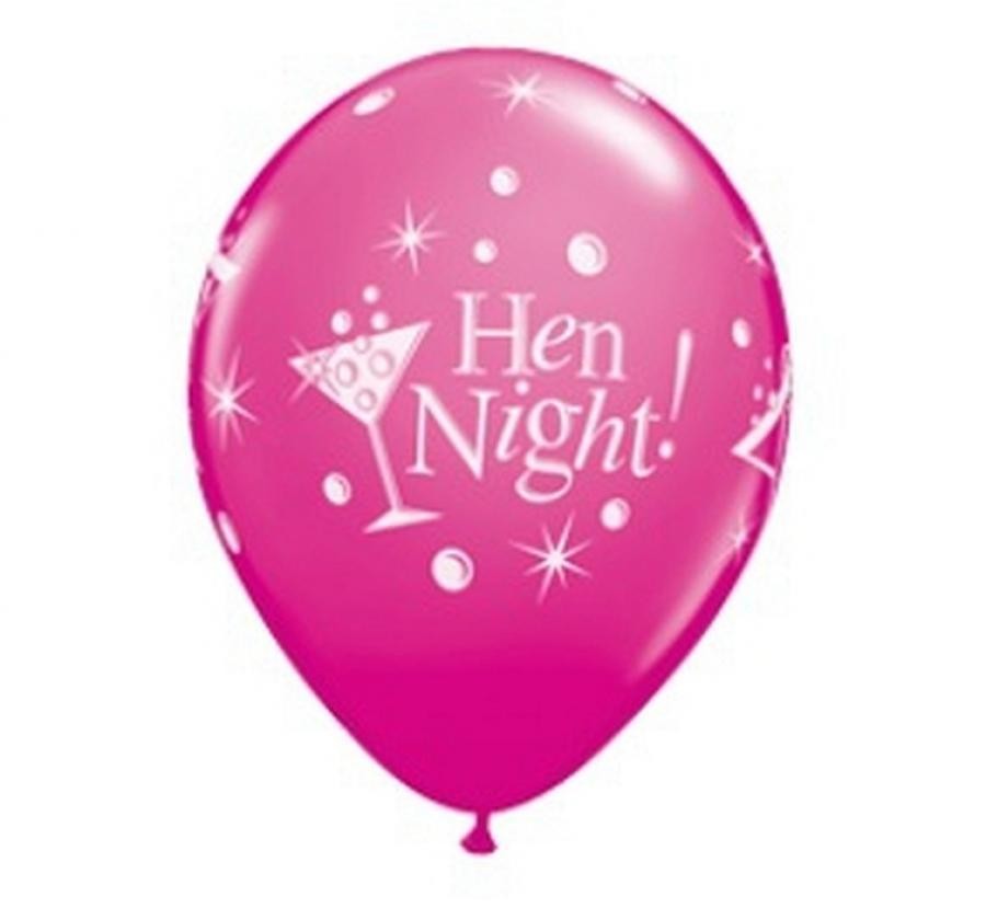 Hen Парти Hen Night Балон, 6 части 12 inch (30см)
