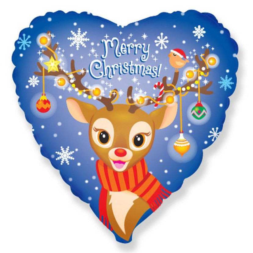 Коледа Reindeer фолио балон 48 см (WP)