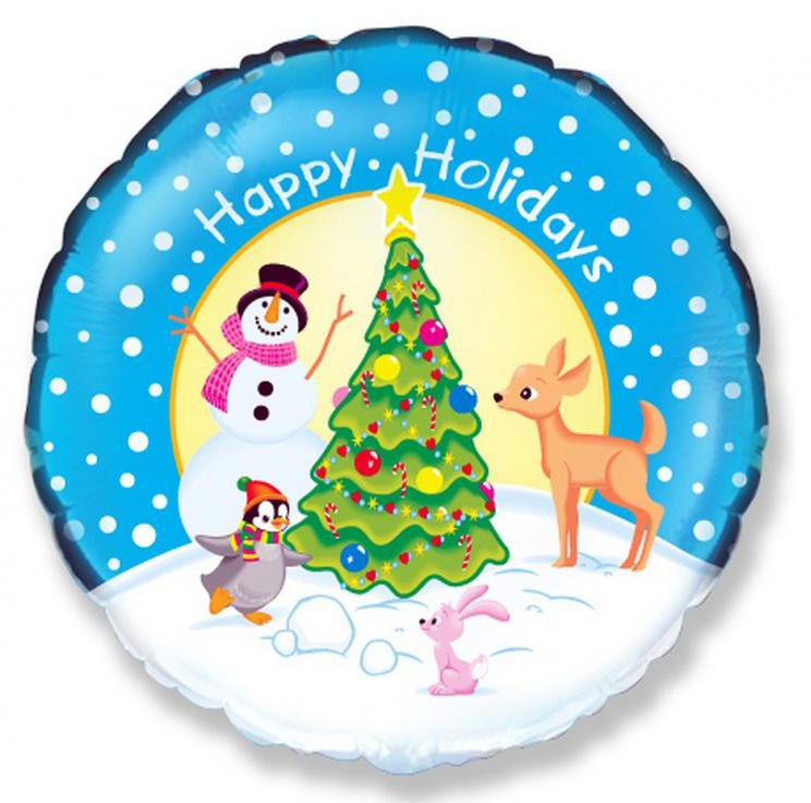 Коледа Holiday i фолио балон 48 см