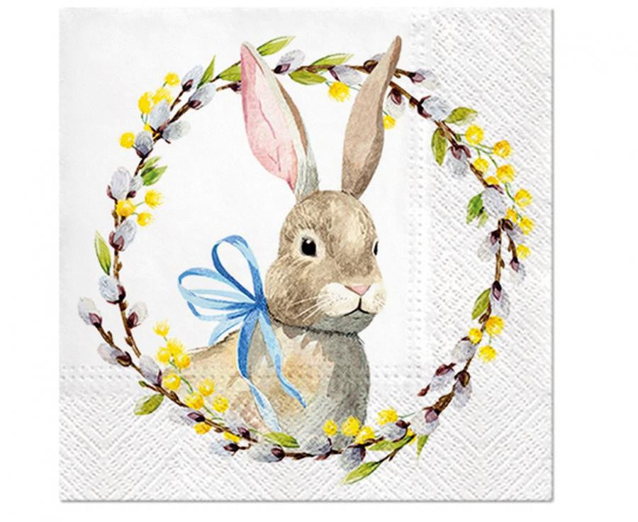 Заек Wreath s napkin 20 части 33x33 см