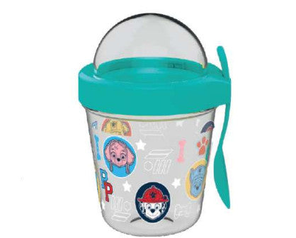 Пес патрул Heads cup snack h er with lid and spoon 350 ml