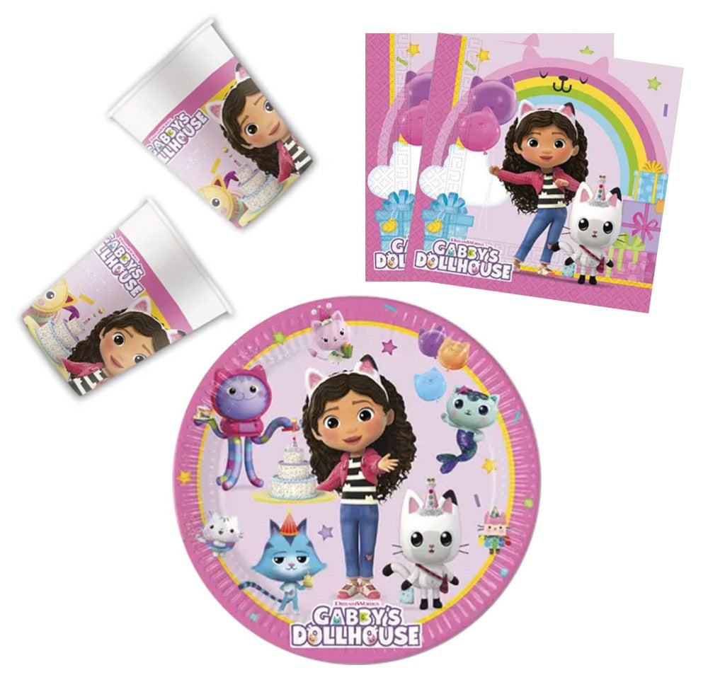 Куклената къща на Габи Приятели Парти комплект 36 pieces with 23 см plate