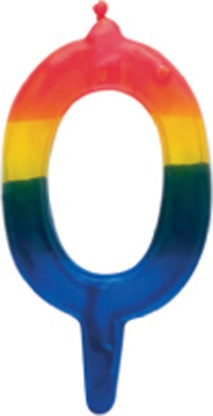 Цвят рожден ден candle, число 0 candle