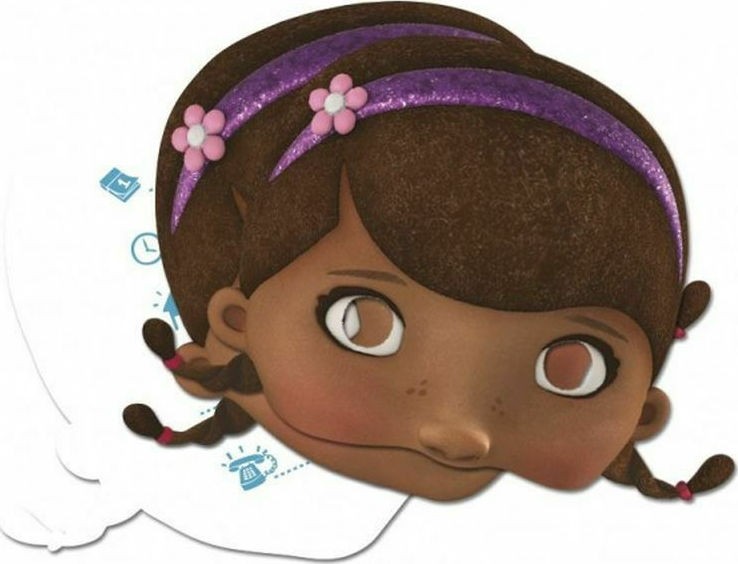 Doc McStuffins Дисни Dr. Plush 2 in 1 Invitation and Mask 4 части