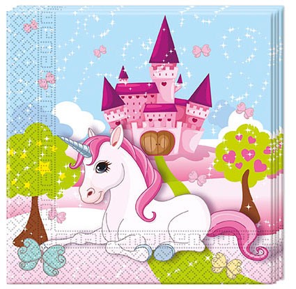 Еднорог Castle napkin 20 части 33x33 см