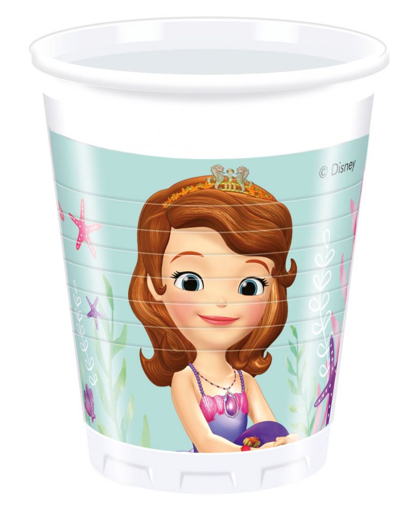 Дисни Sofia Pearl of the Sea plastic cup 8 части 200 ml