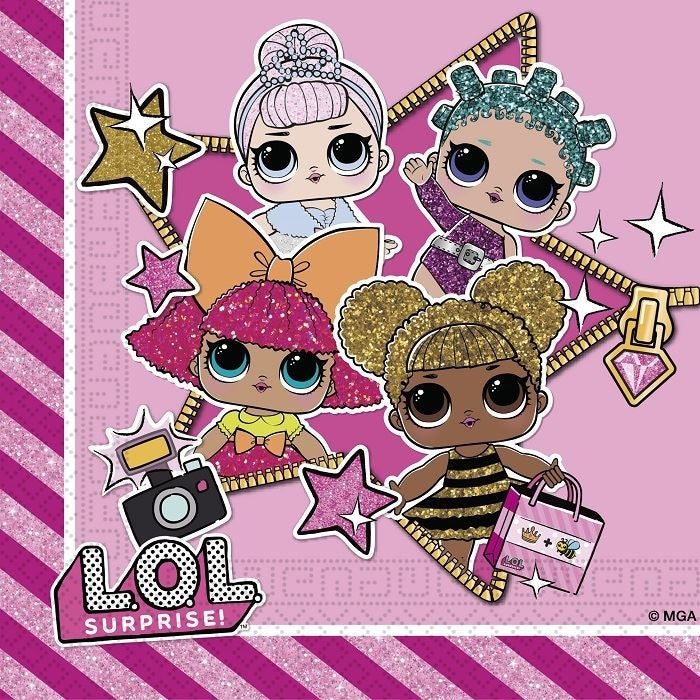 LOL Surprise Салфетки, 20бр
