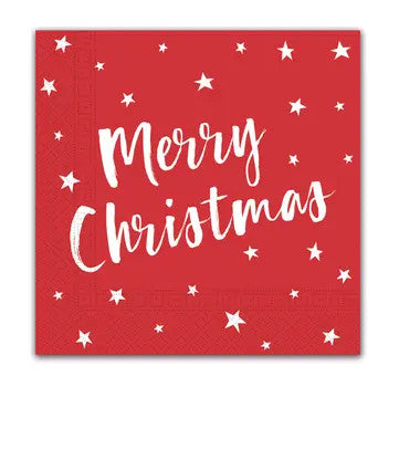 Коледа Festive Звездаs i napkin 20 части 33x33 см