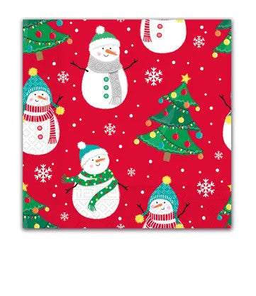 Коледа Xmas Trees and Snowflakes i napkin 20 части 33x33 см