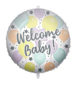 Честит Рожден ден Welcome Бебе фолио балон 46 см