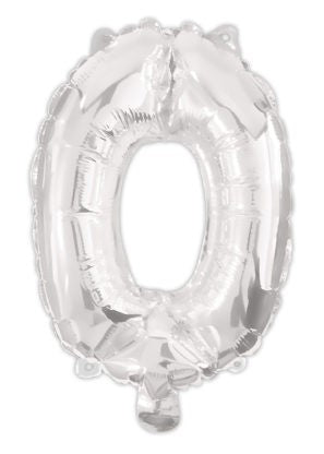 Номер Сребро, Сребро 0 numeral фолио балон 95 см