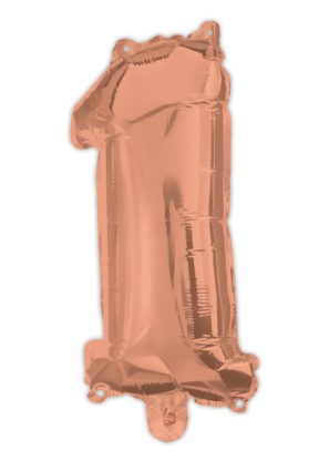 Номер Роза G Номер 1 Фолиев балон 95 см