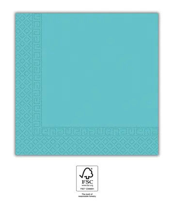 Цвят UniЦвят Син Светло Син napkin pack of 20 33x33 см FSC