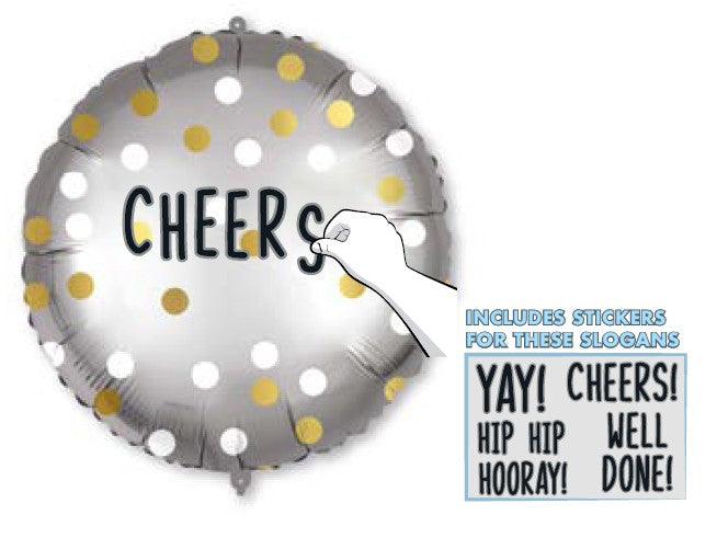 Честит Рожден ден Честит Рожден ден Slogen фолио балон 46 см