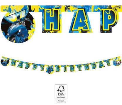 Баннер Happy Birthday "Батман", 2м - FSC
