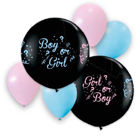 Бебе Gender reveal,Момче или момиче Балон, Балон комплект