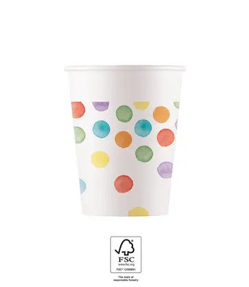 Цвят Dots paper cup 8 части 200 ml FSC