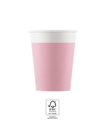 Цвят UniЦвят Розов, Paper Cup 8 части 200 ml FSC