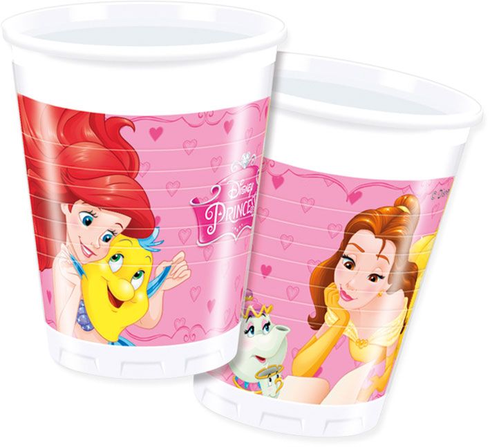 Дисни Принцеса Live Your Story plastic cup комплект 8 части 200 ml
