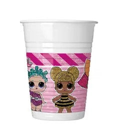 LOL Surprise Парти Чашки, 8бр - пластмаса