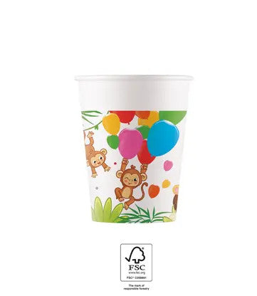 Джунгла Балонs paper cup 8 части 200 ml FSC