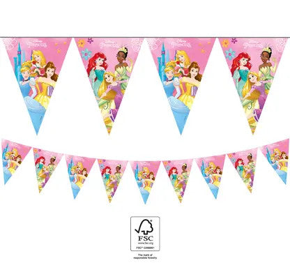 Дисни Принцеса Live Your Story flag garland FSC 2.3 m