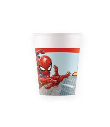 Спайдърмен Crime Fighter paper cup 8 части 200 ml FSC